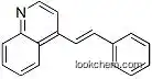Molecular Structure of 4594-84-7 (4-[(E)-2-Phenylethenyl]quinoline)